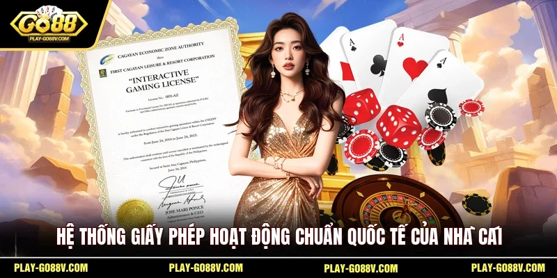 Hệ thống giấy phép hoạt động chuẩn quốc tế của nhà cái